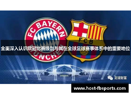 全面深入认识欧冠比赛级别与其在全球足球赛事体系中的重要地位